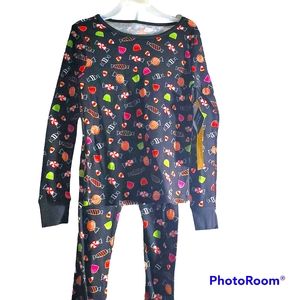 Halloween Pajamas trick Or Treat candy. Size 8